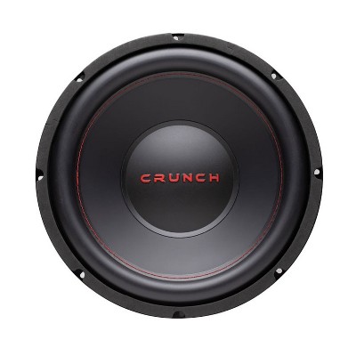 Crunch 12 Inch 800 Watt MAX 4 Ohm Dual Voice Coil Car Subwoofer Speaker (2 Pack) with 4 Channel 1000 Watt Amp A/B Class Car Stereo Power Amplifier