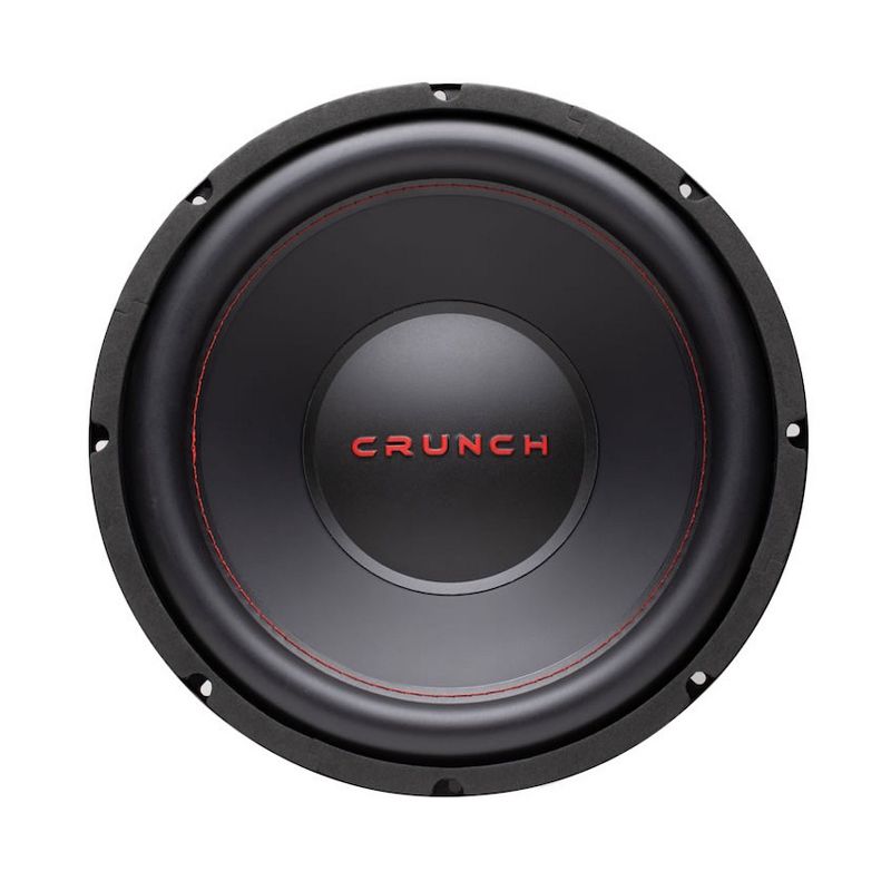 Crunch CRW12D4 12 Inch 800 Watt MAX 4 Ohm Dual Voice Coil Car Subwoofer Speaker with 2 Channel 1000 Watt Amp A/B Class Car Audio Stereo Amplifier, 2 of 7