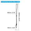 Unique Bargains Necklace Keychain Cord Metal Clasp Hook Ring Strap for Keys Whistle ID Card Badge Holder 3 Pcs - 2 of 4