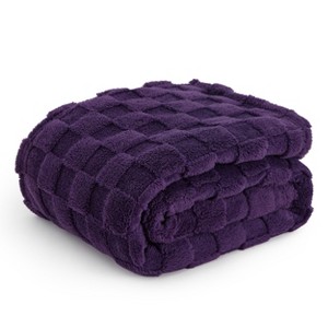 Bedsure | Cute Soft Cozy Checkered Throw Blanket for Couch - 1 of 4