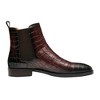 Santimon Men's Chelsea Boots Dress Ankle Boots Crocodile Print Genuine Leather Boots - 2 of 4