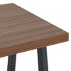 Hawkins Metal/Wood End Table Walnut - WyndenHall: Modern Industrial, Accent, Living Room, Bedroom - 3 of 4