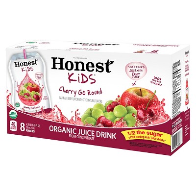 Honest Kids Cherry Go Round - 8pk/6.75 fl oz Pouches