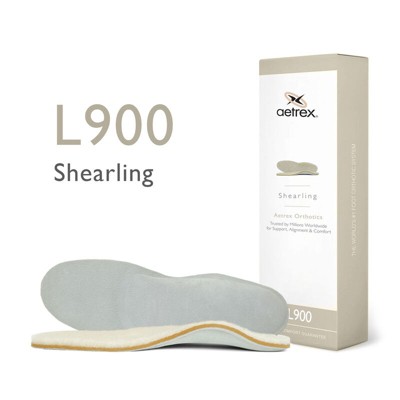 Aetrex Men's Shearling Orthotics - Insoles For Winter Boots