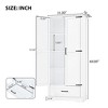 69" Tall Bathroom Storage Cabinet, Freestanding Kitchen Storage Cabinet With Adjustable Shelves, Accent Bathroom Cabinet For Living Room Utility Room - 4 of 4