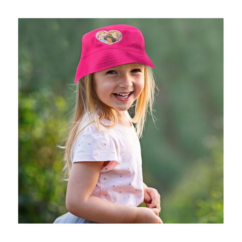 Disney Girls’ Minnie Mouse Bucket Hat – Reversible Sun Hat (Age 3-6), 4 of 5