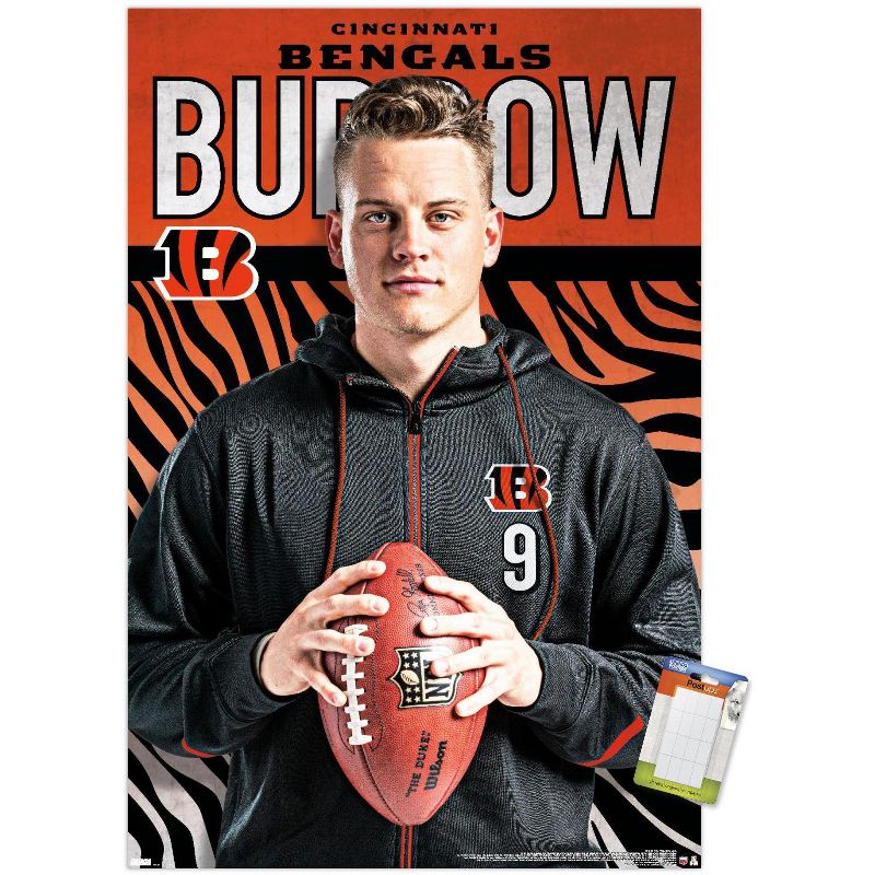Trends International NFL Cincinnati Bengals - Joe Burrow Pose 20 Unframed Wall Poster Prints, 1 of 7