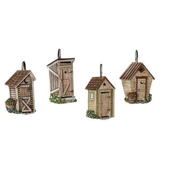 Park Designs Outhouse Shower Curtain Hooks