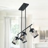 Bella Depot Modern 4-Light Metal Chandelier  PendBlack ant Light for Hallway, Kitchen Island - 4 of 4