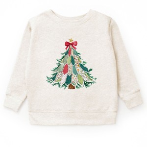 Christmas Tree Stitched - Youth Graphic Sweatshirt - 1 of 4