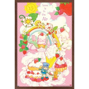 Trends International The World of Strawberry Shortcake - Rainbows and Friends Framed Wall Poster Prints - 1 of 4