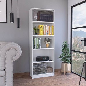 NicBex Bookcases for Living Room 71.7" H Storage Cabinet Bookshelf with Spacious Tier-Shelving Design for Home Office - 1 of 4