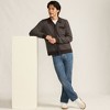 Lands' End Men's Long Sleeve Washable Merino Button Through Sweater Polo - 4 of 4