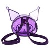 Kuromi Character Head Clear Purple PVC 12” Mini Backpack - 4 of 4