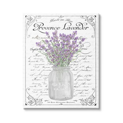 Stupell Industries Lavender Sprigs Bouquet Canvas Wall Art