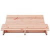 vidaXL Sun Lounger Patio Outdoor Chaise Lounge Daybed - Solid Douglas Wood - S-Shaped Ergonomic Design - 80.7" x 43.3" x 12.4" - Brown - 4 of 4