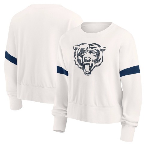 Nfl Chicago Bears Women's Primary Antique Long Sleeve Crew Fleece  Sweartshirt - Xl : Target