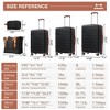 5-Piece Lightweight Luggage Set - Spinner Wheel Carry-On Suitcases & Duffel Bag with TSA Locks, ABS Hard shell, Women's Travel Set - 2 of 4