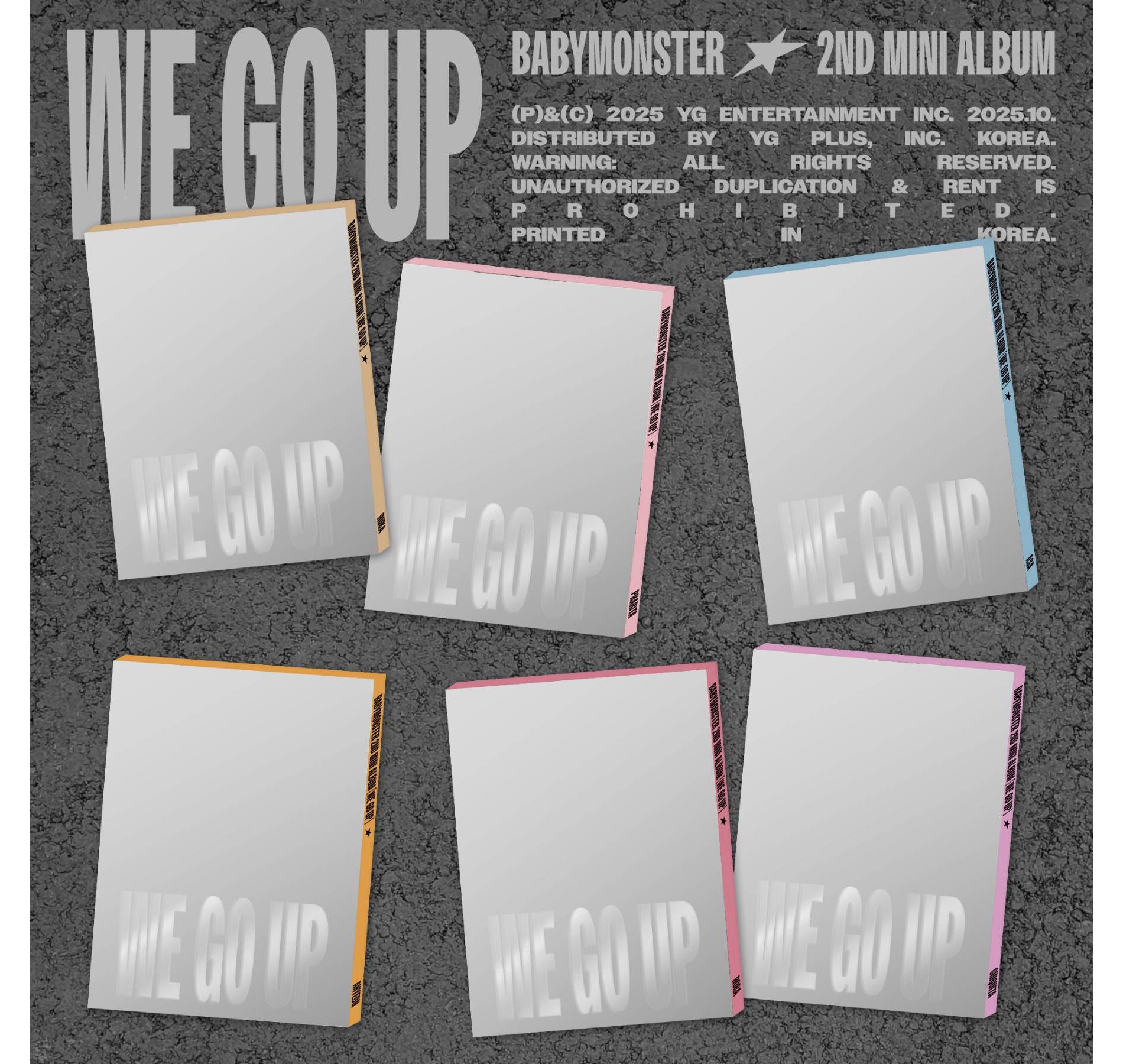 BABYMONSTER - WE GO UP - PATTERN Ver. (MEMBER DIGIPAKS) (CD)
