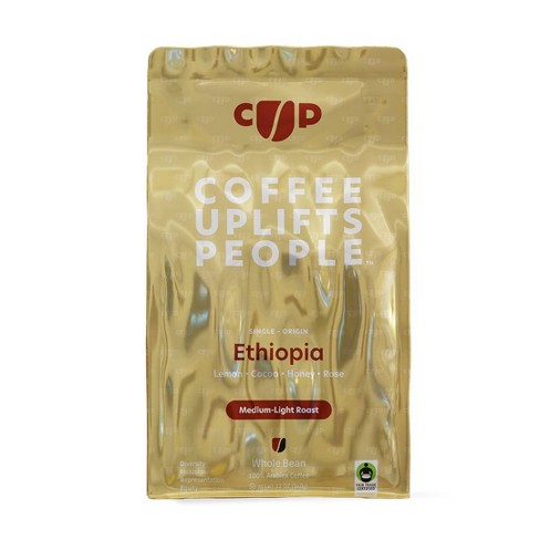 Coffee Uplifts People Whole Bean Ethiopia - 12oz : Target