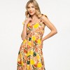 August Sky Women's Fruit Print Midi Dress - image 4 of 4