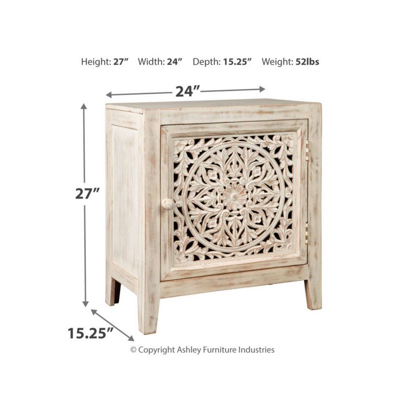 Fossil Ridge Accent Cabinet White - Signature Design by Ashley, 4 of 5