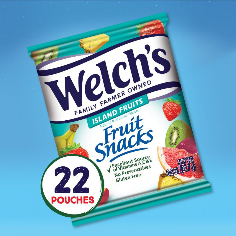 WELCH&#39;S Fruit Snacks Island Fruits - 17.6oz/22ct, 3 of 6
