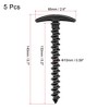 Unique Bargains Outdoor Camping Canopy Tarp Hiking T Shape Spiral Plastic Ground Tent Stakes 5 Packs - 2 of 3