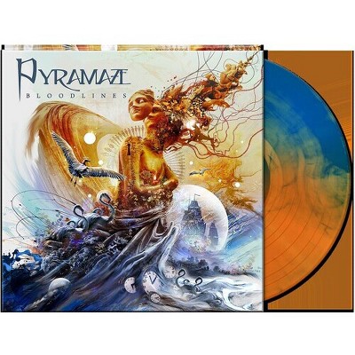 Pyramaze - Bloodlines - Orange/blue Marbled (Vinyl)