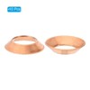 Unique Bargains Copper Air Conditioner Refrigeration Plumbing Parts 45 Degree Flare Gaskets 10 Pcs - 3 of 4