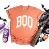 Simply Sage Market Women's Boo Distressed Short Sleeve Garment Dyed Tee - 3 of 4
