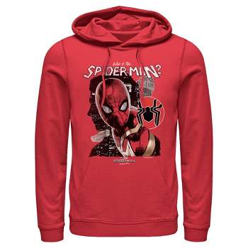 Men's Marvel Spider-Man: No Way Home Who is the Spider-Man Pull Over Hoodie
