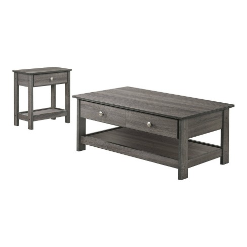 Gray end best sale table target