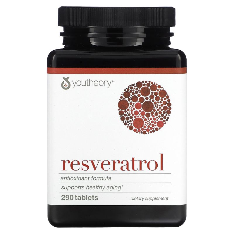 Youtheory Resveratrol, 290 Tablets, 1 of 3