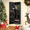 Tangkula Wall Door Mounted Mirrored Jewelry Cabinet Standing Vanity Storage Box - 2 of 4