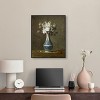 Art Remedy Jean Baptiste Chardin - A Vase of Flowers Classical vintage floral vase wall art Framed - 2 of 4