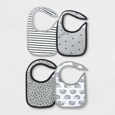 grey baby bibs