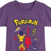 Girls' - Pokémon - Pokémon Punk Icons Fitted Short Sleeve Graphic T-Shirt - 2 of 4