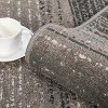Ombre Runner Rug - Modern abstract low-pile carpet, non-shedding for bathroom, kitchen & hallways - 3 of 4