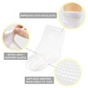 Cozyway Baby Anti Slip Crew Socks 6 Pack with Grips - Size 5-9 for Toddlers, Unisex (6 Pack White, 1-3T (Shoe Size 5-9)) - 2 of 4