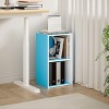 HOMLUX 2-Cube Bookcase Floor Open Wooden Storage Bookshelf Toy Organizer, Multiple Colors - 4 of 4