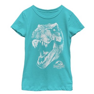 Girl's Jurassic Park Tyrannosaurus Rex T-Shirt - 1 of 3