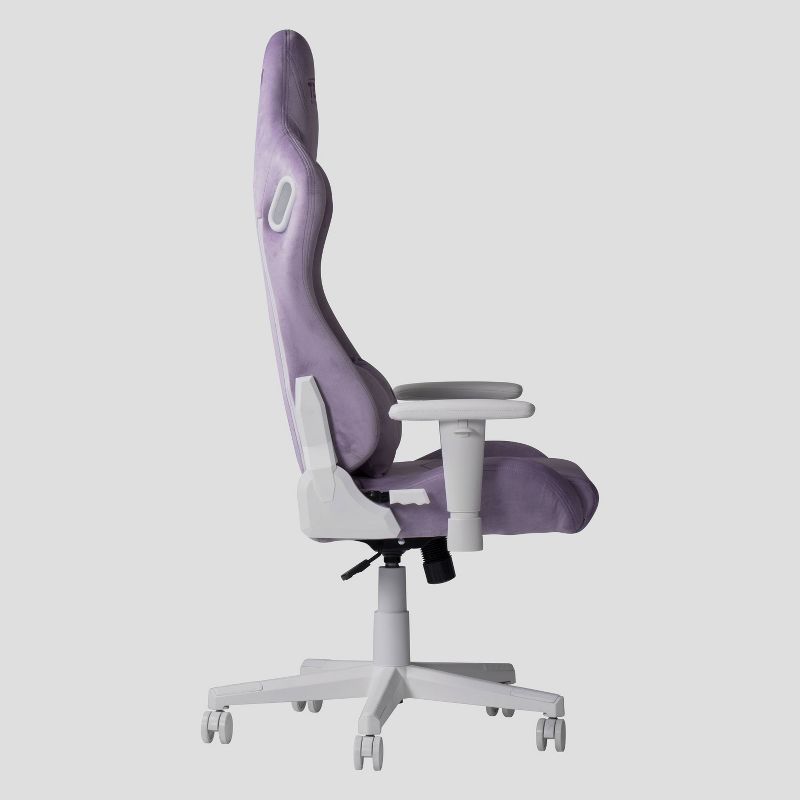 Velvet Memory Foam Gaming Chair Purple - Techni Sport, 4 of 8