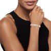 Ross-Simons Two-Tone Double Wheat-Link Bracelet in Sterling Silver and 14kt Gold Over Sterling - 2 of 4