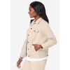 Jessica London Women's Plus Size Classic Cotton Denim Jacket - 4 of 4