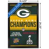 Trends International NFL Green Bay Packers - Champions 23 Framed Wall Poster Prints - 3 of 4