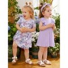 PATPAT Baby Toddler Girl Dresses Infant Ruffle & Short Sleeveless 2 Pack Summer Dress Casual Party Dress - 2 of 4