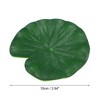 Unique Bargains Artificial Lotus Leaves for Garden Ponds Pool Decoration Green 3.9” 1pcs - 4 of 4