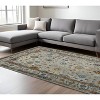 2' X 3' Gray Rust And Blue Area Rug - 2 of 4
