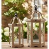Decorative Hexagon Lantern Set for Modern Farmhouse Decor Set of 2 by Melrose - 3 of 3